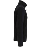 Kariban Enzo Zip Neck Micro Fleece - Black