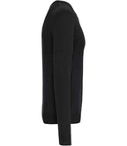 Kariban Cotton Acrylic V Neck Sweater - Black