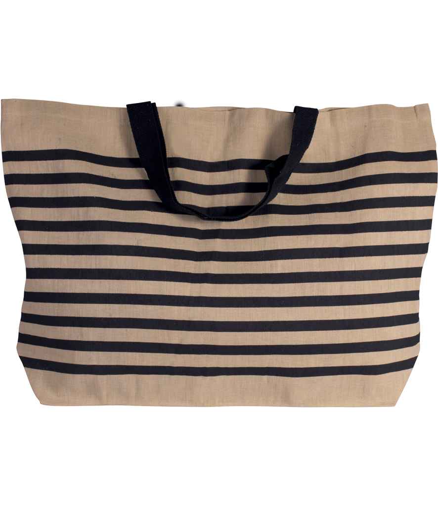 Kimood Large Juco Bag - Natural/Navy