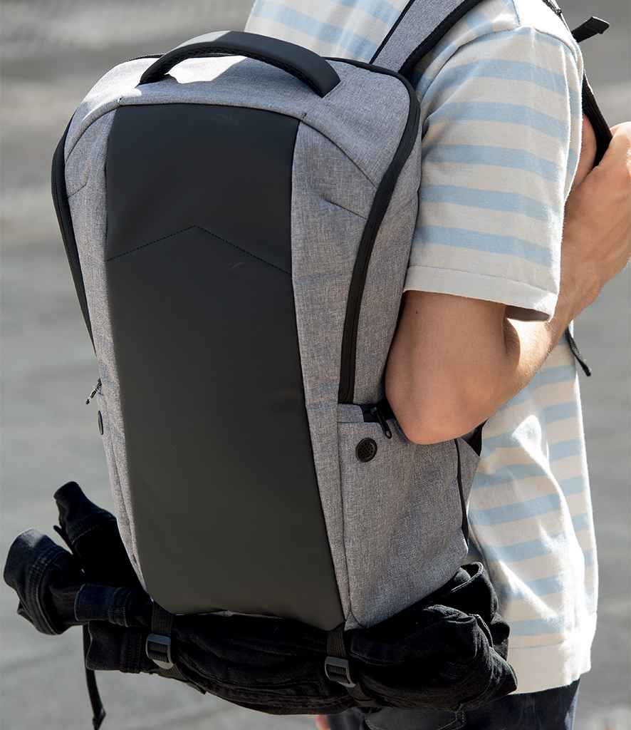 Kimood Anti-Theft Backpack - Graphite Grey/Black