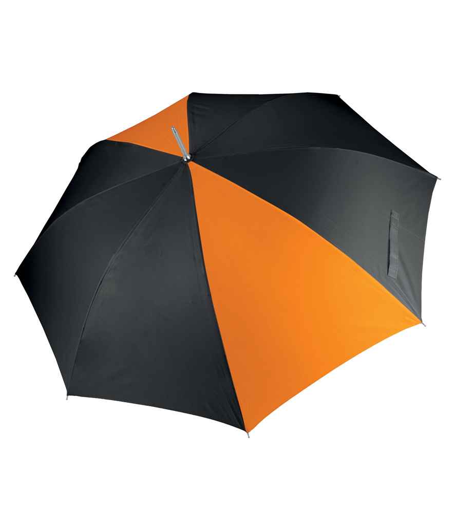 Kimood Golf Umbrella - Black/Orange