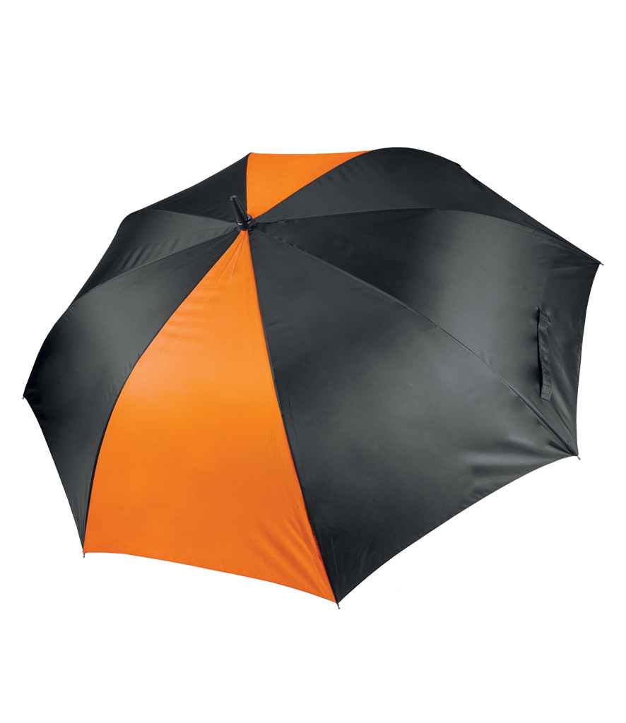 Kimood Large Golf Umbrella - Black/Orange