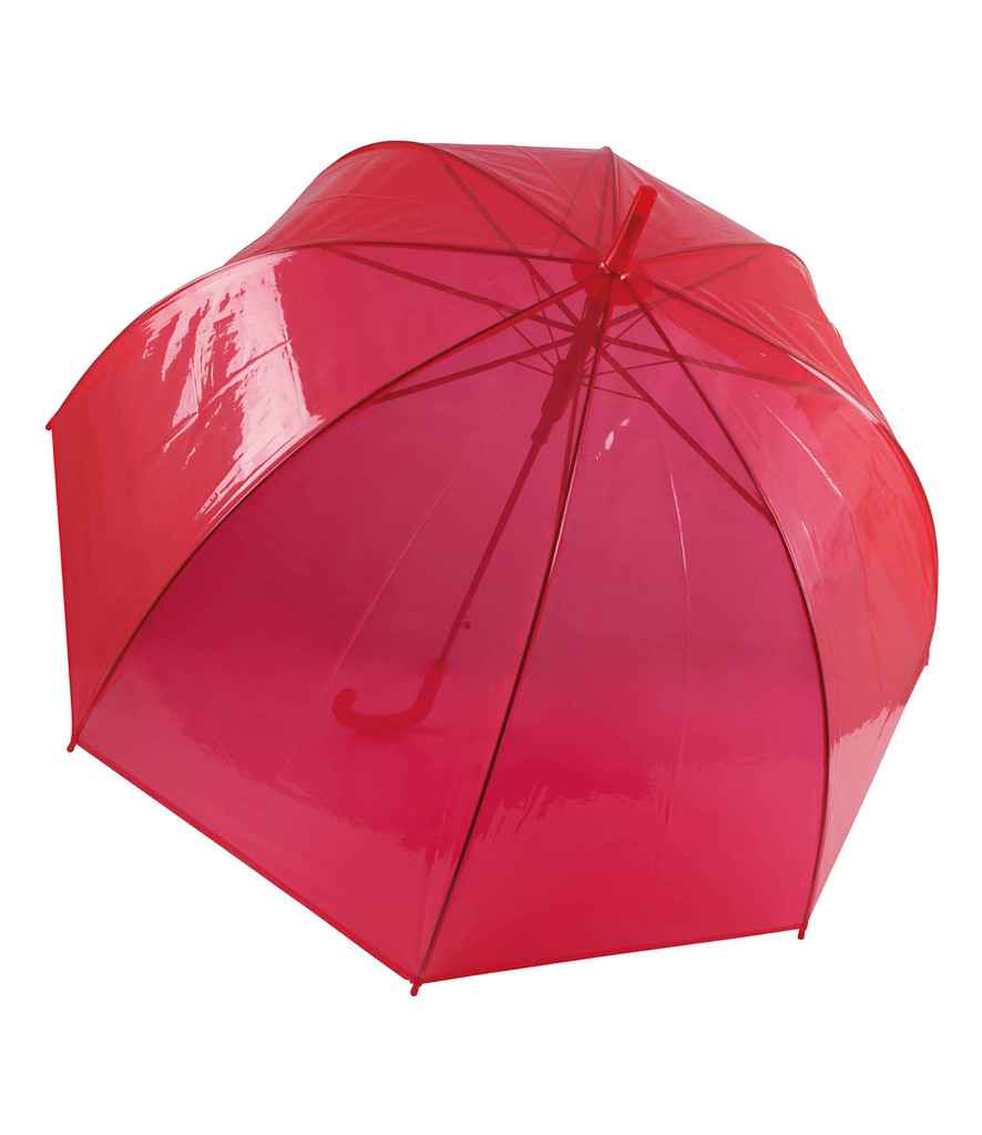 Kimood Transparent Umbrella - Red