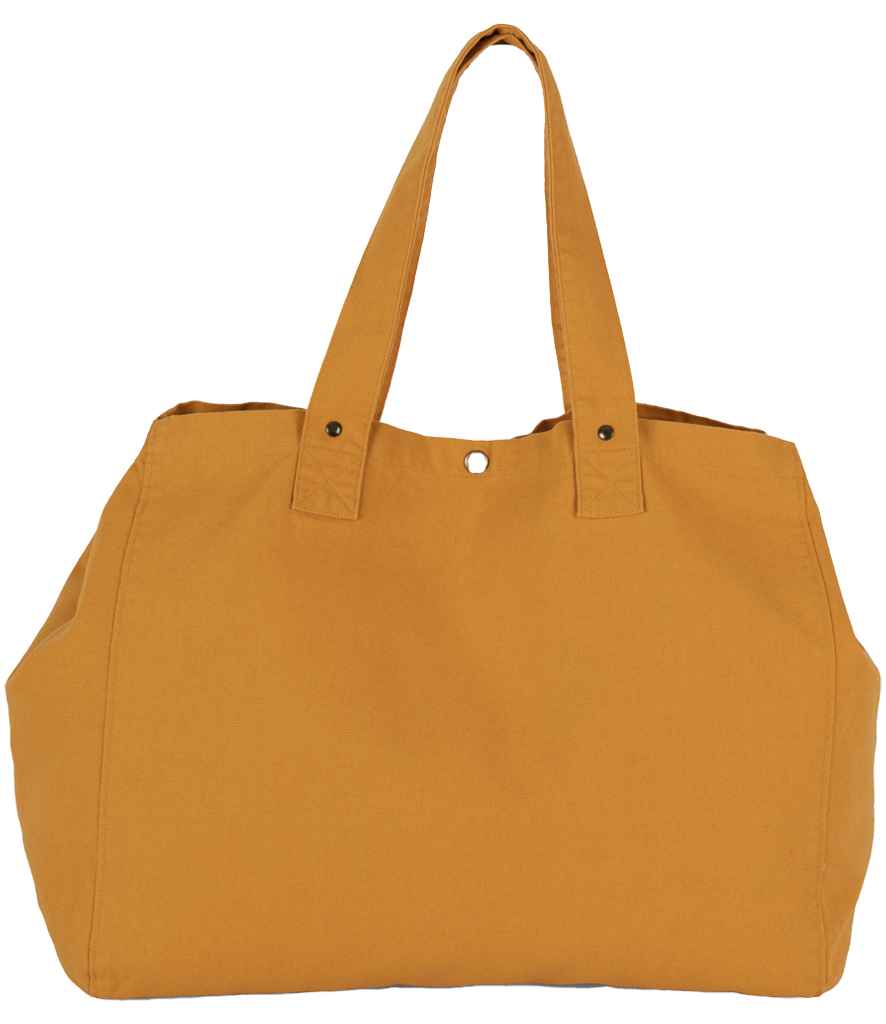 Kimood Faded Cotton Shopper - Washed Sunflower