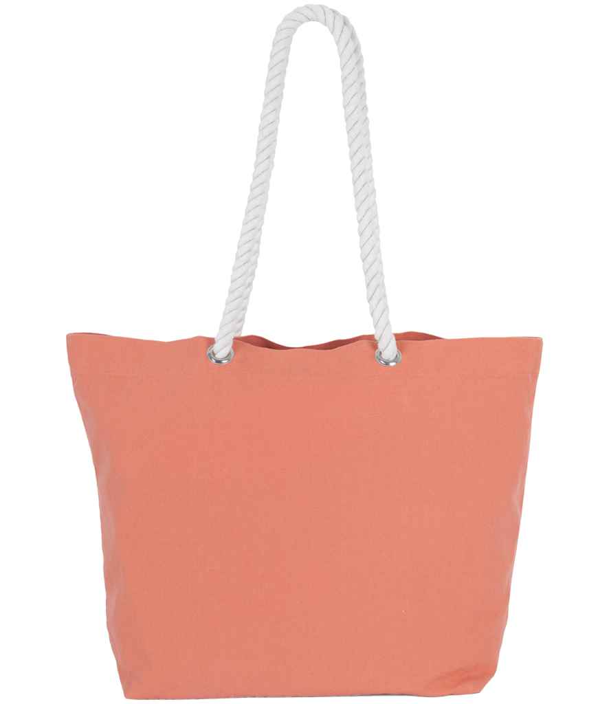 Kimood Marine Style Tote Bag - Washed Tawny Orange