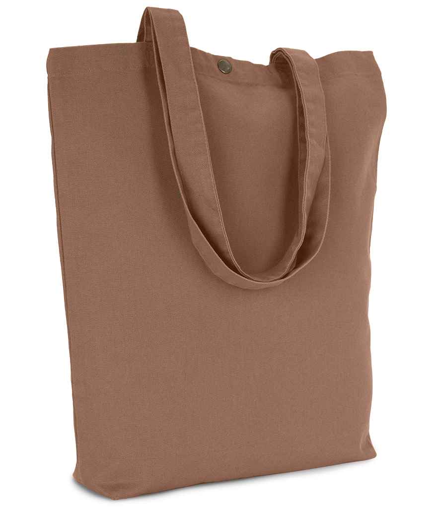 Kimood Washed Cotton Tote Bag - Washed Russet