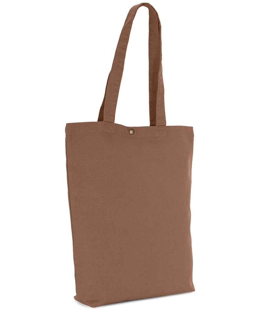 Kimood Washed Cotton Tote Bag - Washed Russet