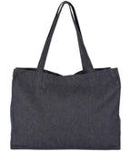 Kimood Large Recycled Cotton Denim Look Shopping Bag - Recycled Denim
