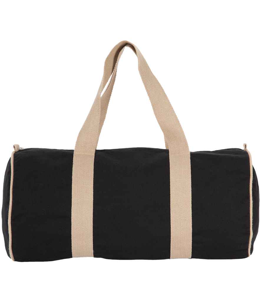 Kimood Recycled Duffle Bag - Black Night/Hemp