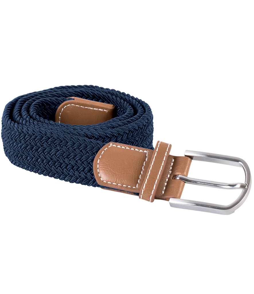 K-UP Braided Elasticated Belt - Navy