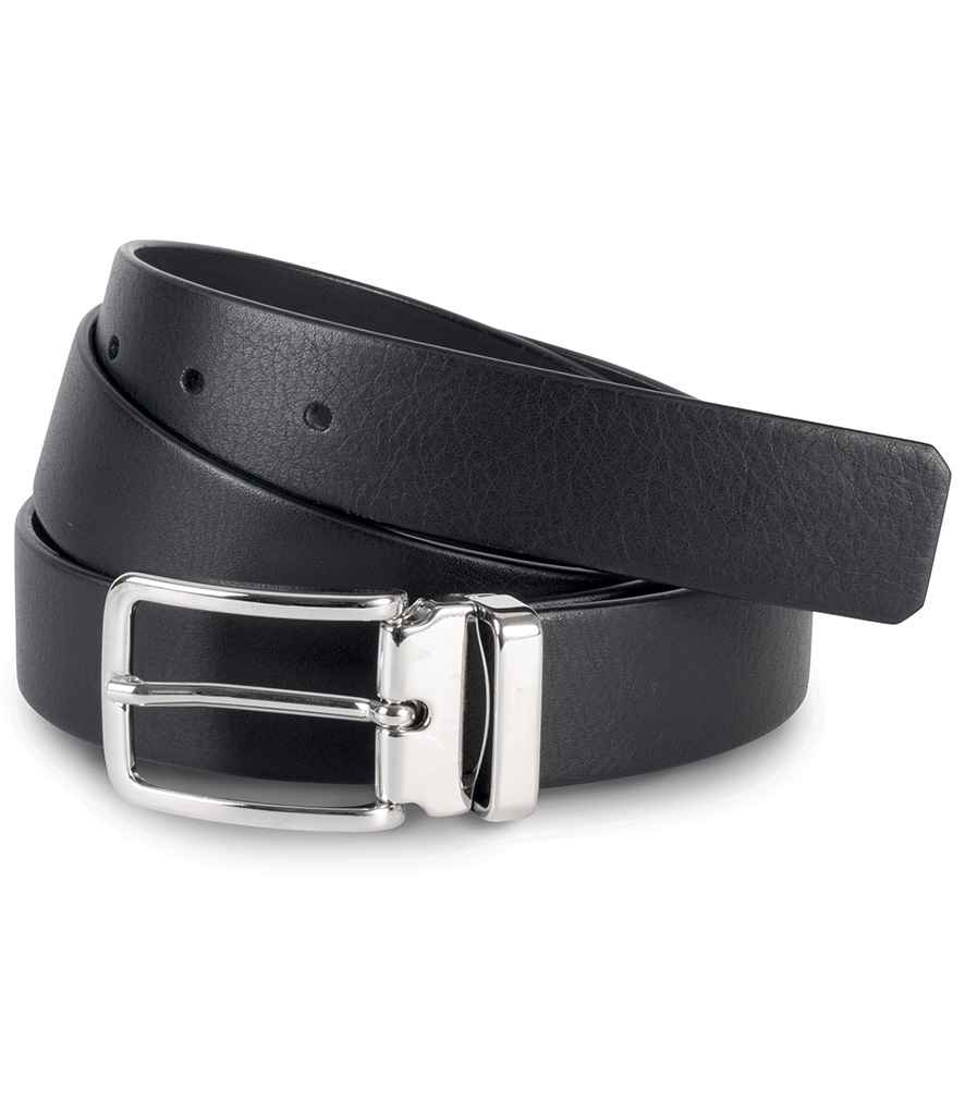 K-UP Classic Leather Belt - Black