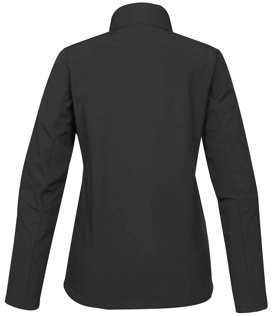 Stormtech Ladies Orbiter Soft Shell Jacket - Black/Azure