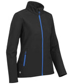 Stormtech Ladies Orbiter Soft Shell Jacket - Black/Azure
