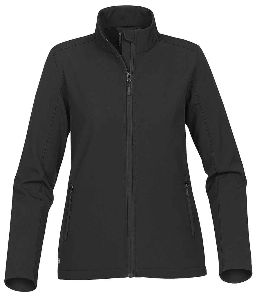Stormtech Ladies Orbiter Soft Shell Jacket - Black/Carbon