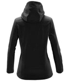Stormtech Ladies Orbiter Hooded Soft Shell Jacket - Black/Azure