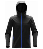 Stormtech Orbiter Hooded Soft Shell Jacket - Black/Azure