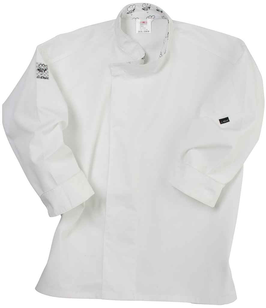 Le Chef Long Sleeve Academy Tunic - White