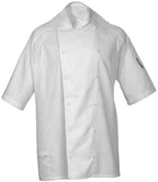 Le Chef Short Sleeve Executive Jacket - White