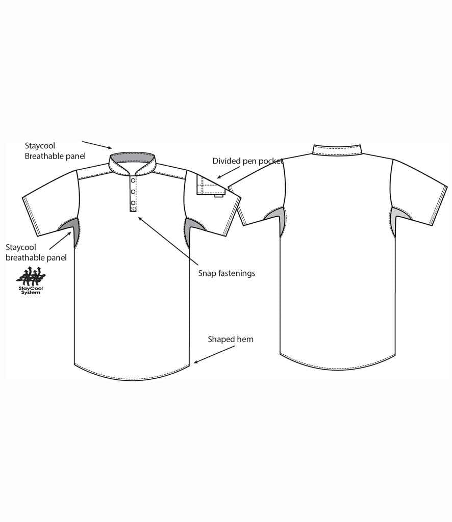 Le Chef Knitted Piqué Chef's Shirt - White