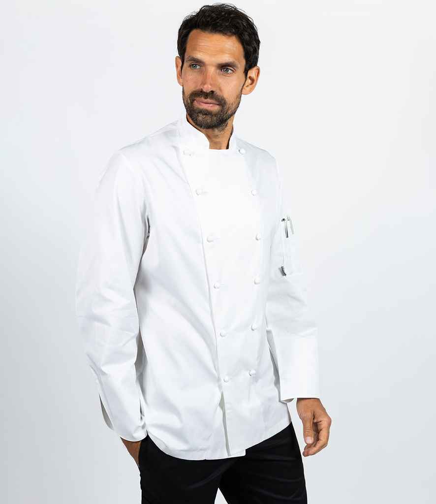 Le Chef Long Sleeve Luxe Jacket - White