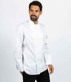 Le Chef Long Sleeve Luxe Jacket - White