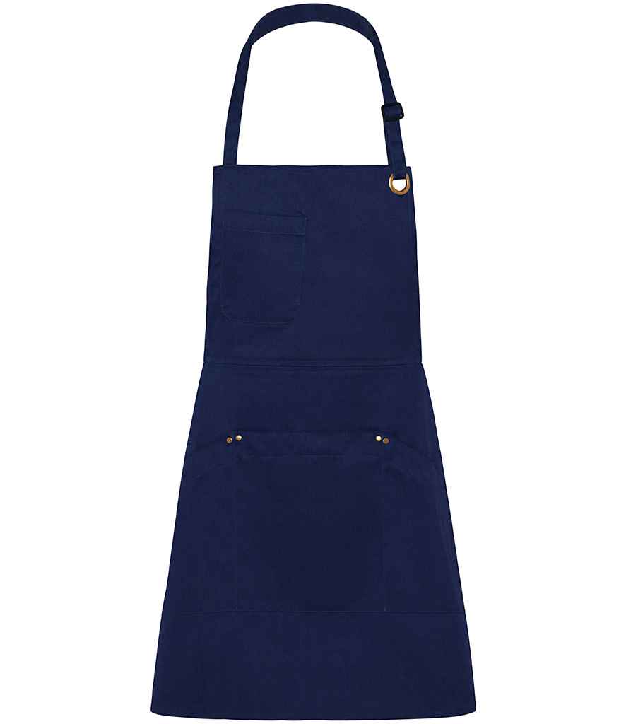 Le Chef Utility Bib Apron - Navy