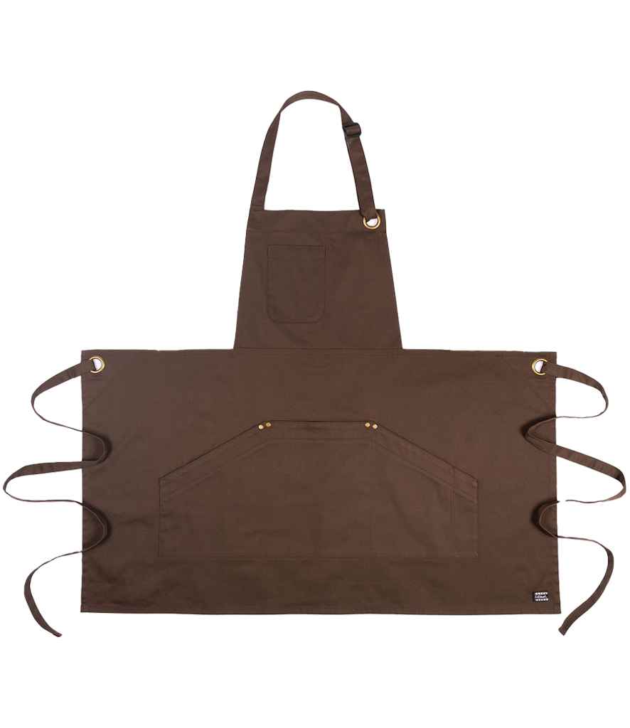 Le Chef Utility Bib Apron - Peat