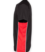 Finden + Hales Performance Panel T-Shirt - Black/Red/White