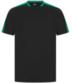Finden + Hales Unisex Team T-Shirt - Black/Emerald