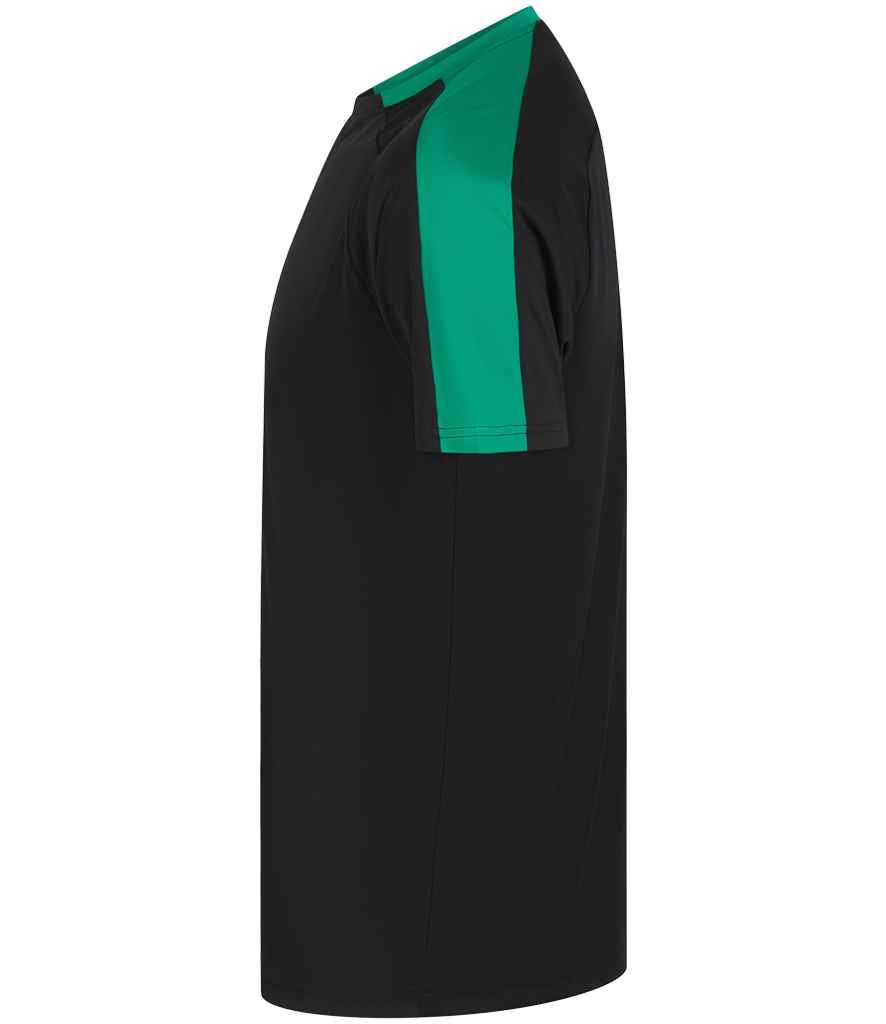 Finden + Hales Unisex Team T-Shirt - Black/Emerald