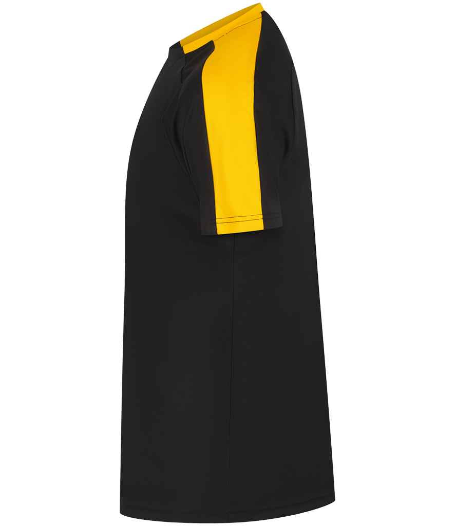 Finden + Hales Unisex Team T-Shirt - Black/Gold