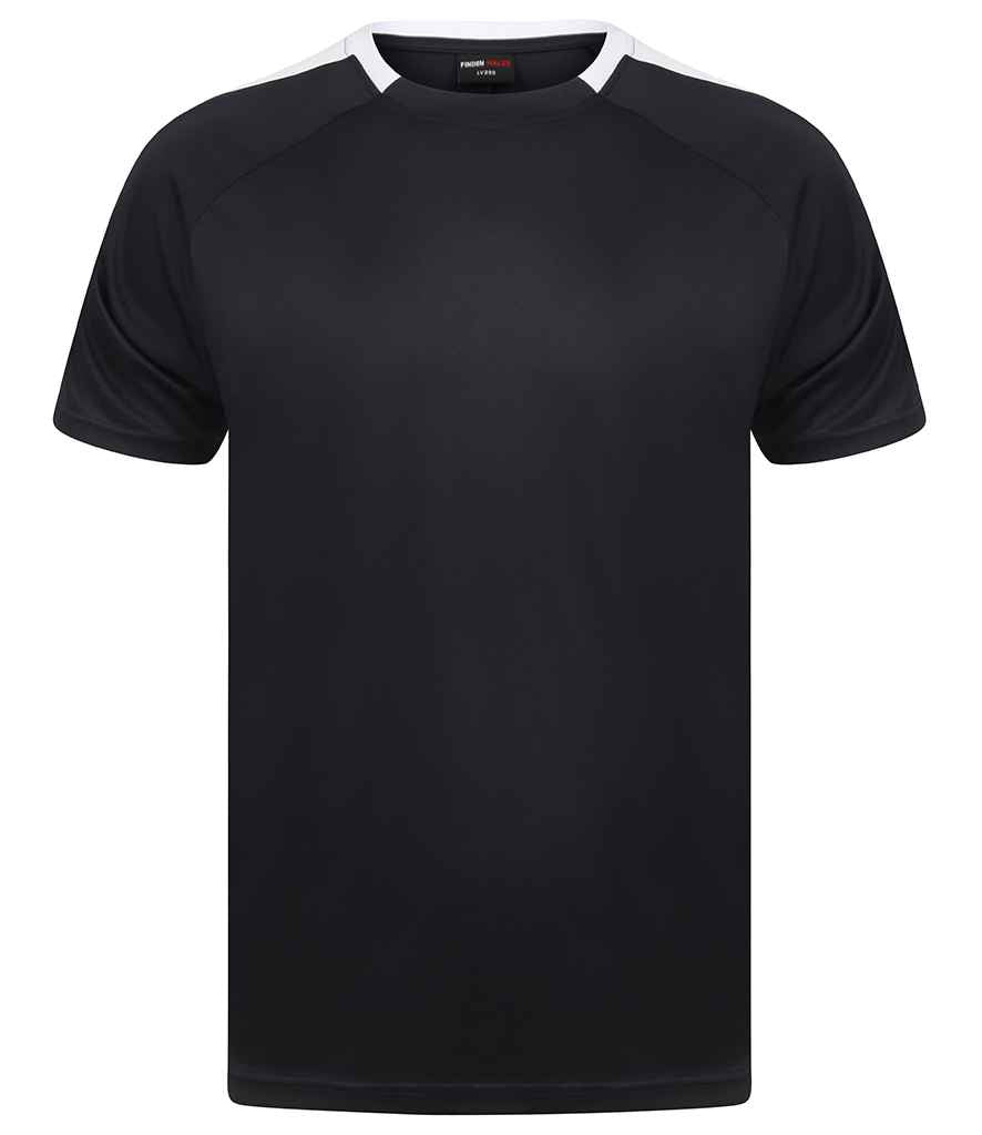Finden + Hales Unisex Team T-Shirt - Navy/White