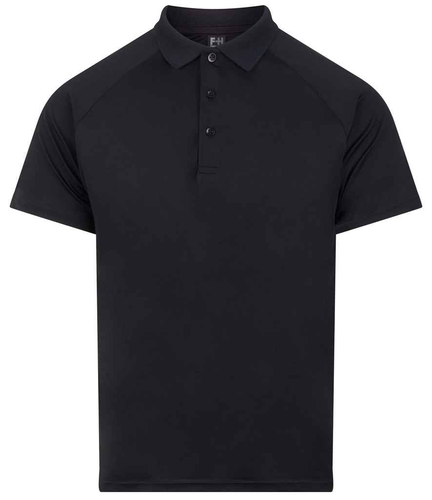 Finden + Hales Team Polo Shirt - Black/Black