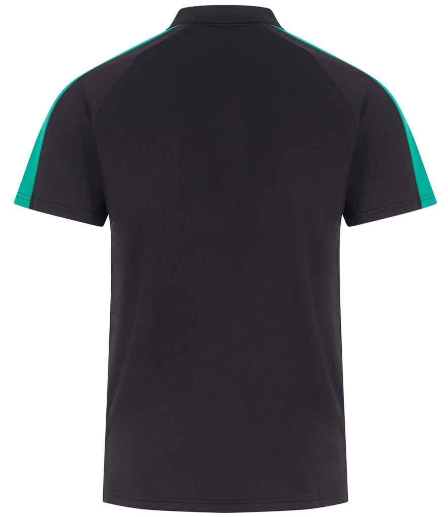 Finden + Hales Team Polo Shirt - Black/Emerald