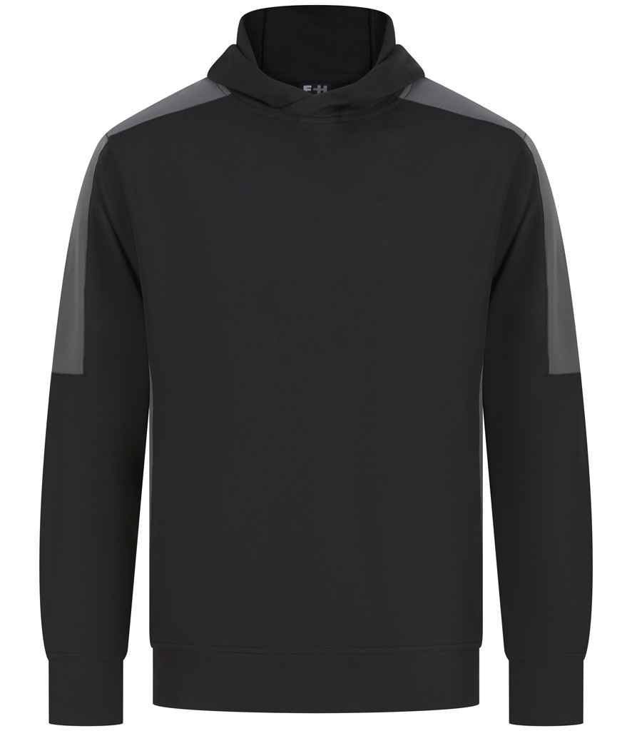 Finden + Hales Unisex Team Hoodie - Black/Gunmetal