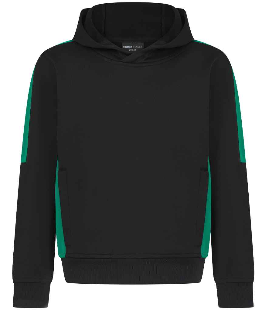 Finden + Hales Kids Team Hoodie - Black/Emerald