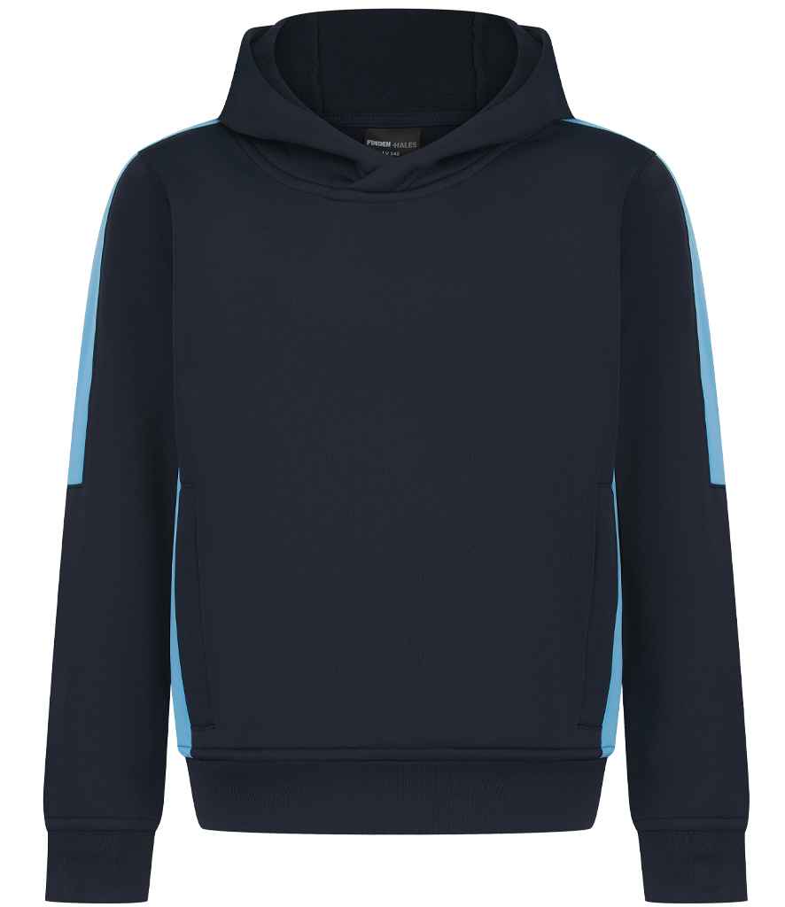 Finden + Hales Kids Team Hoodie - Navy/Sky blue