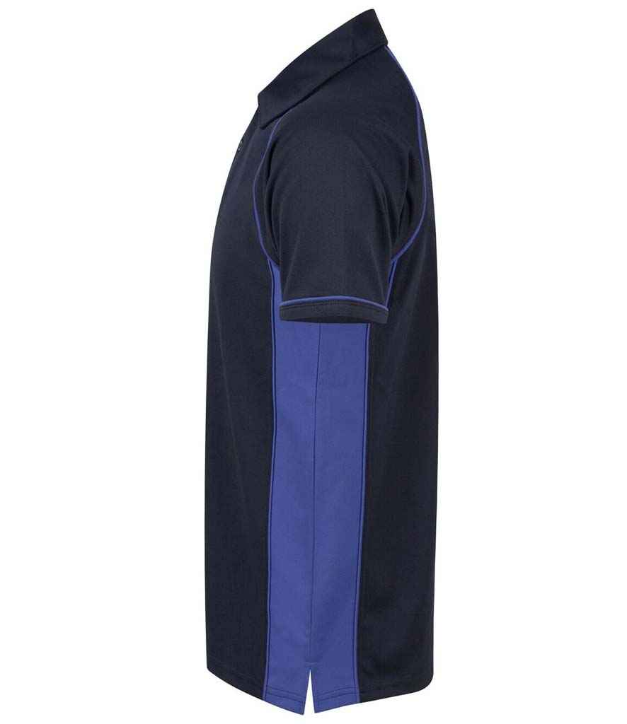 Finden + Hales Kids Performance Piped Polo Shirt - Navy/Royal Blue/Royal Blue