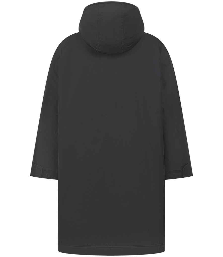 Finden + Hales Adults All Weather Robe - Black/Red