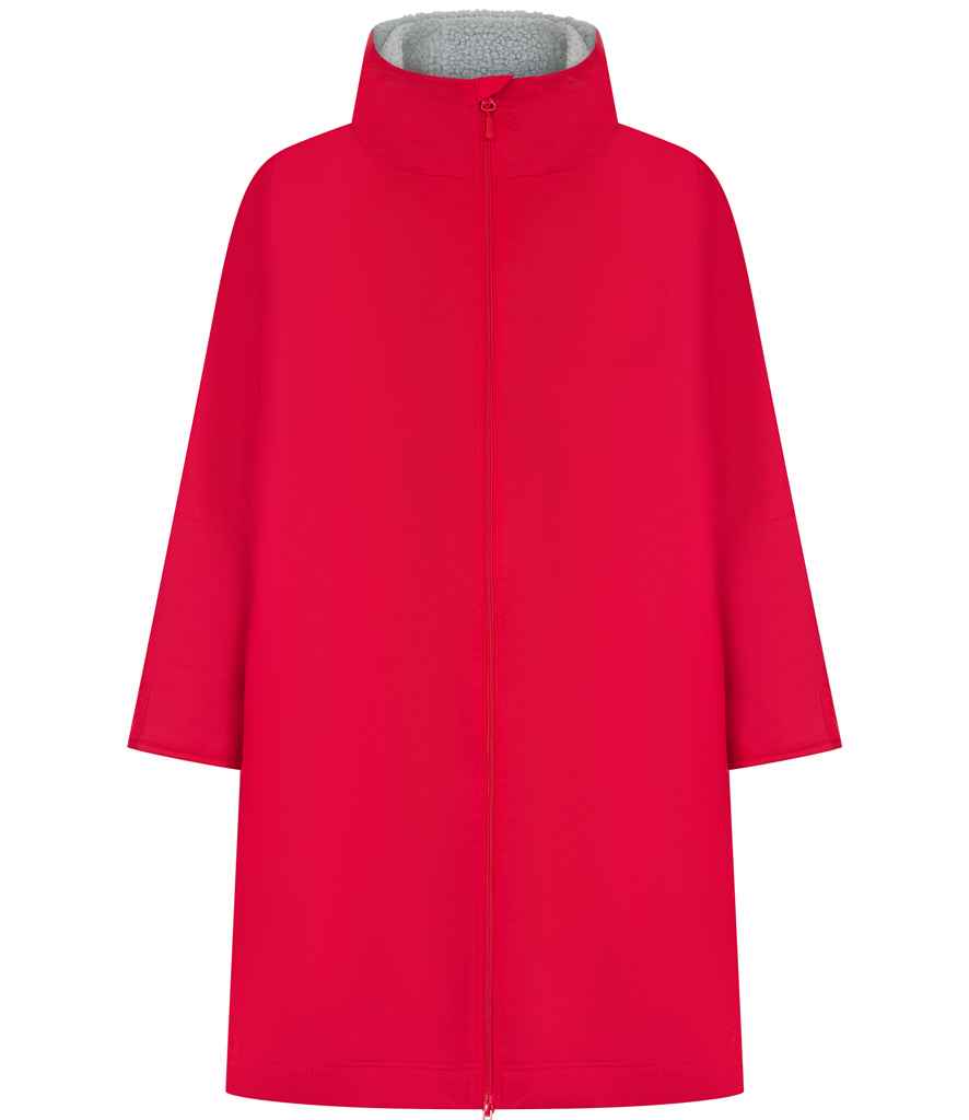 Finden + Hales Adults All Weather Robe - Red