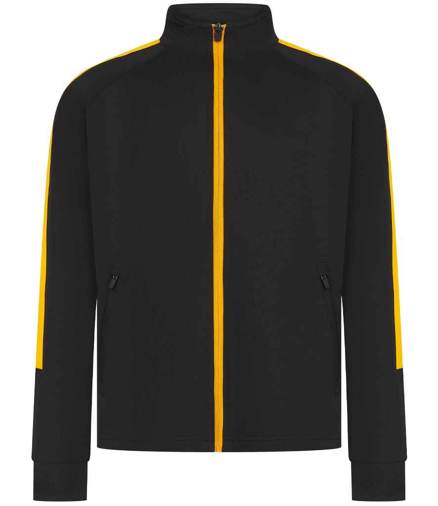 Finden + Hales Kids Knitted Tracksuit Top - Black/Gold