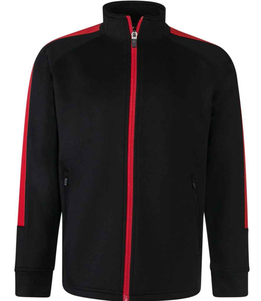 Finden + Hales Kids Knitted Tracksuit Top - Black/Red