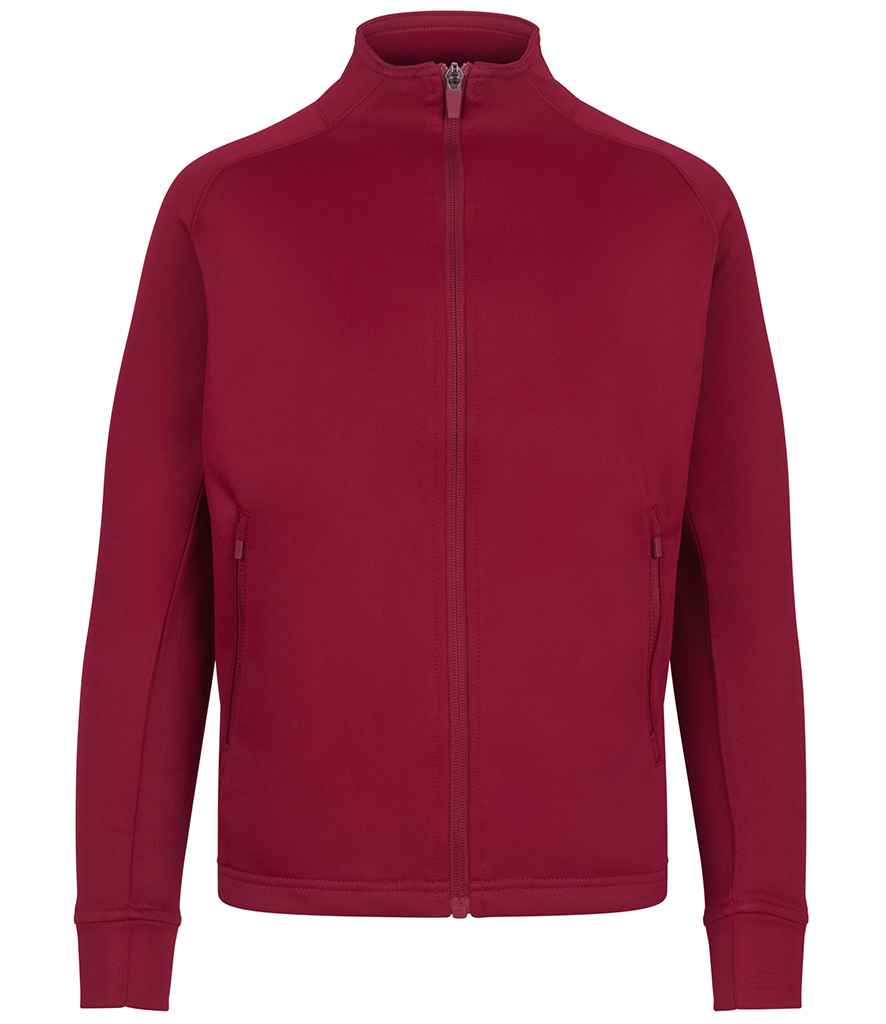Finden + Hales Kids Knitted Tracksuit Top - Burgundy/Burgundy