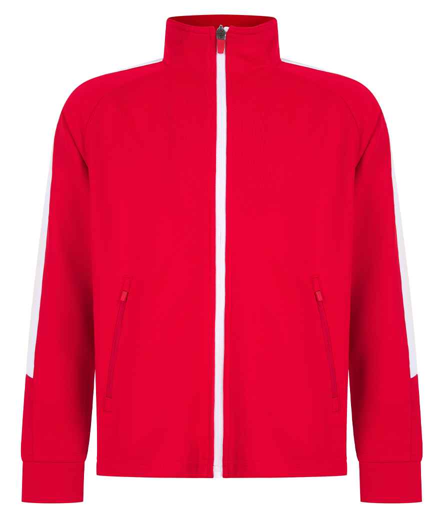 Finden + Hales Kids Knitted Tracksuit Top - Red/White