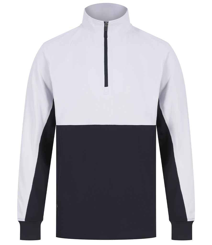 Finden + Hales 1/4 Zip Tracksuit Top - Navy/White