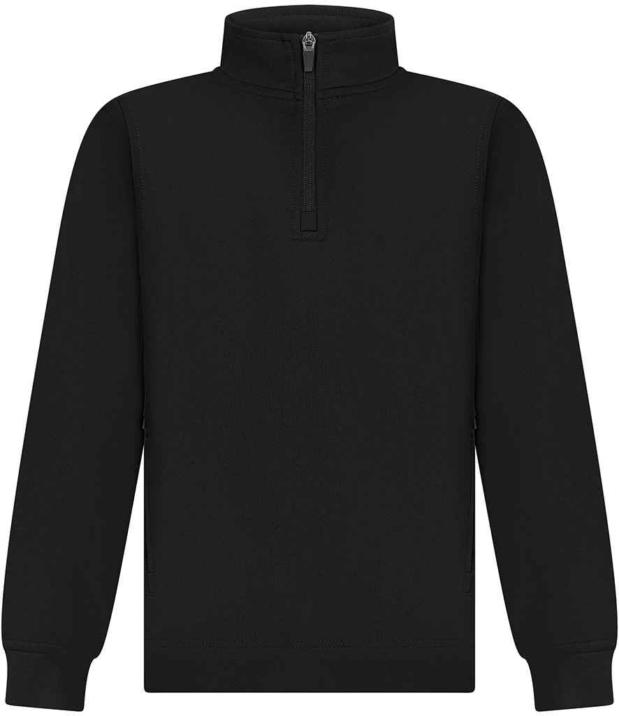 Finden + Hales Kids 1/4 Zip Tracksuit Top - Black
