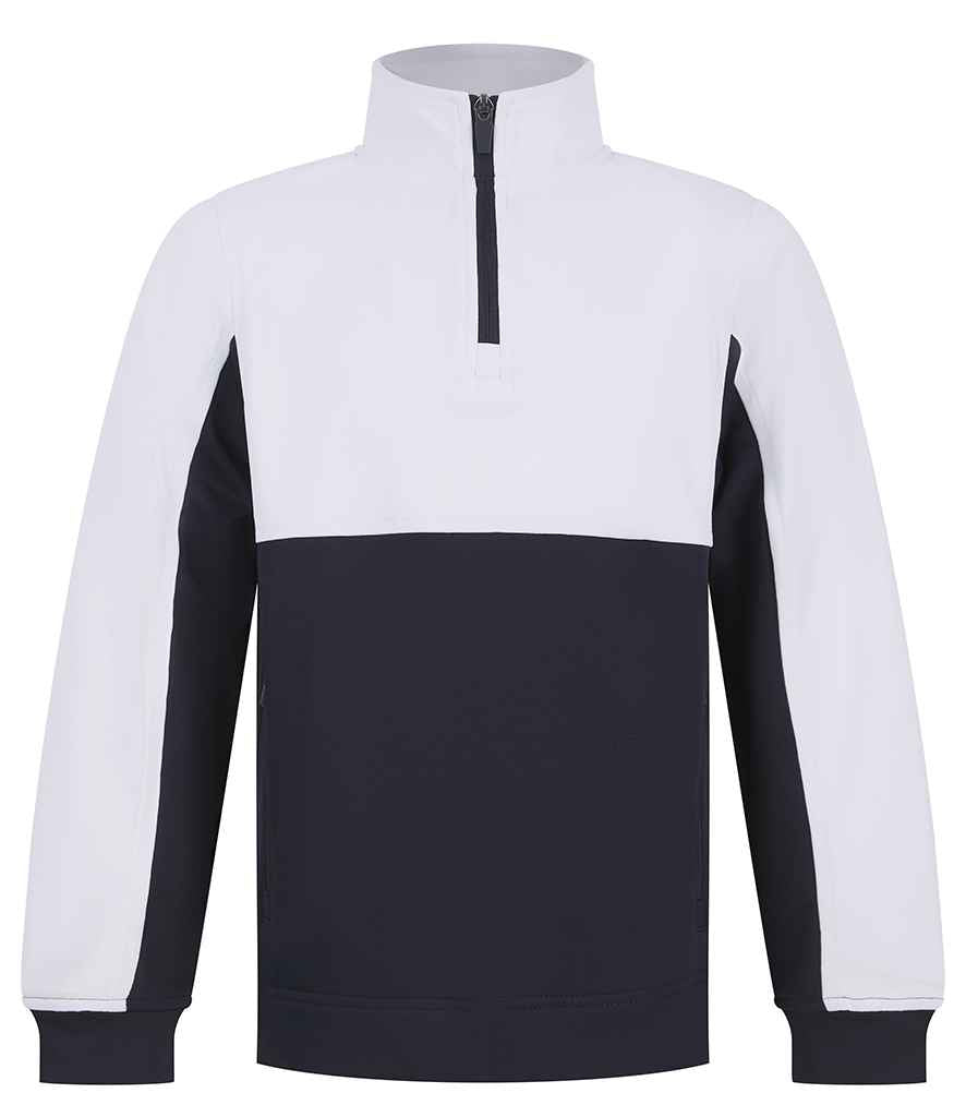 Finden + Hales Kids 1/4 Zip Tracksuit Top - Navy/White