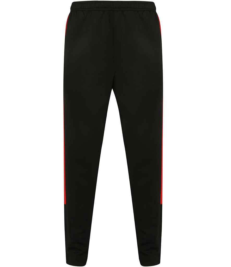 Finden + Hales Knitted Tracksuit Pants - Black/Red
