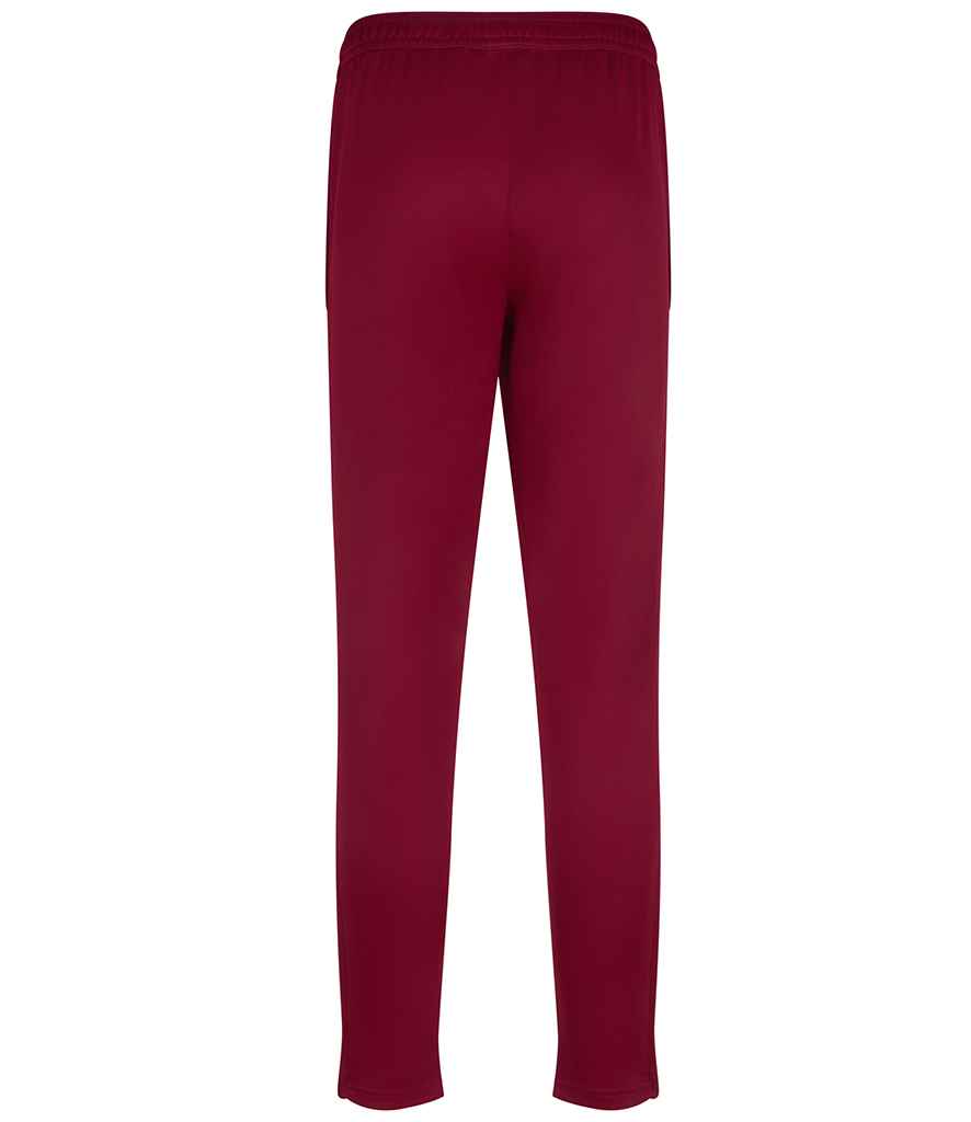 Finden + Hales Knitted Tracksuit Pants - Burgundy/Burgundy
