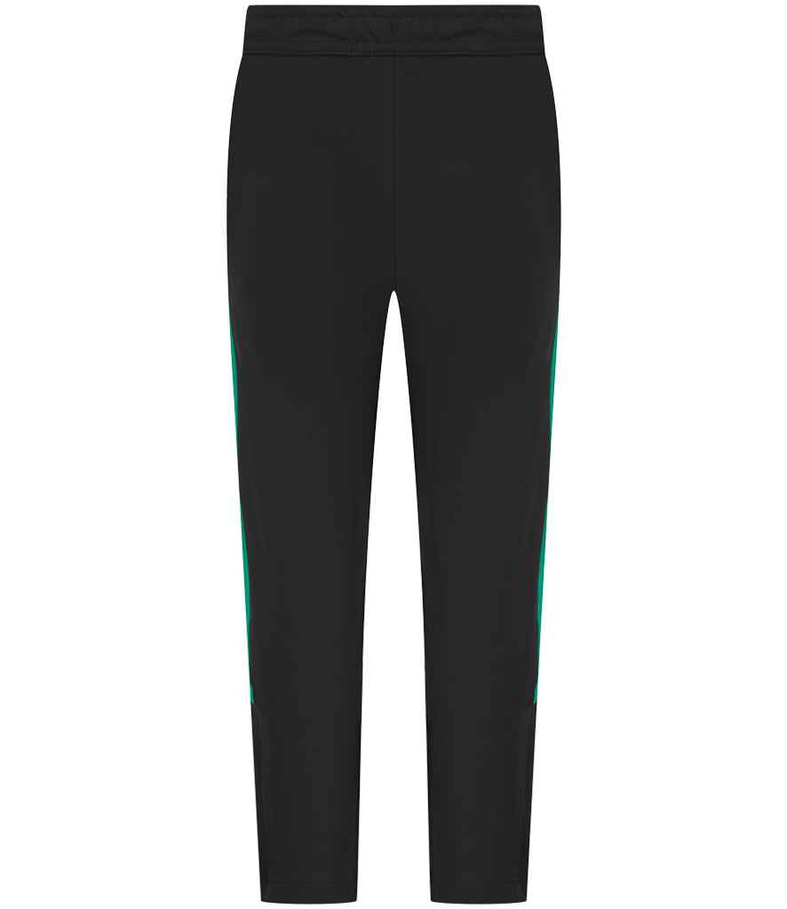 Finden + Hales Kids Knitted Tracksuit Pants - Black/Emerald